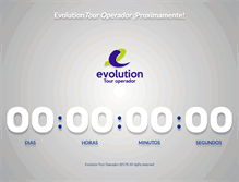 Tablet Screenshot of evolutiontour.com.mx